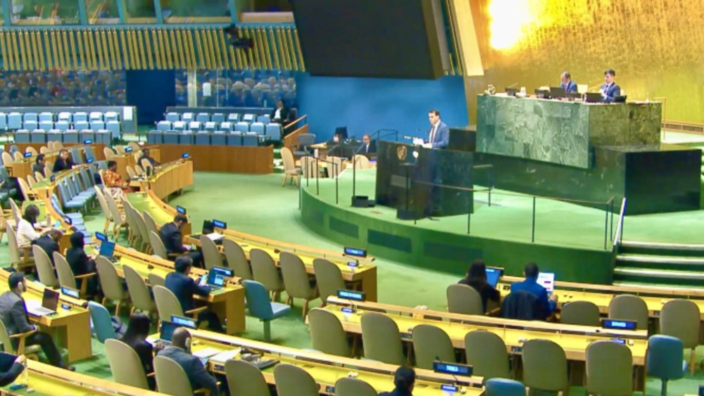 UN General Assembly adopts Pakistan-sponsored resolution on right to self-determination