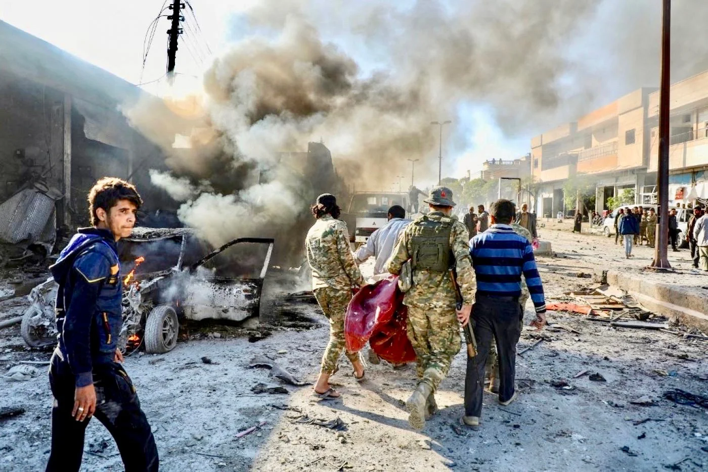 Deadly blast hits mosque in Alawite area of Syria's Homs