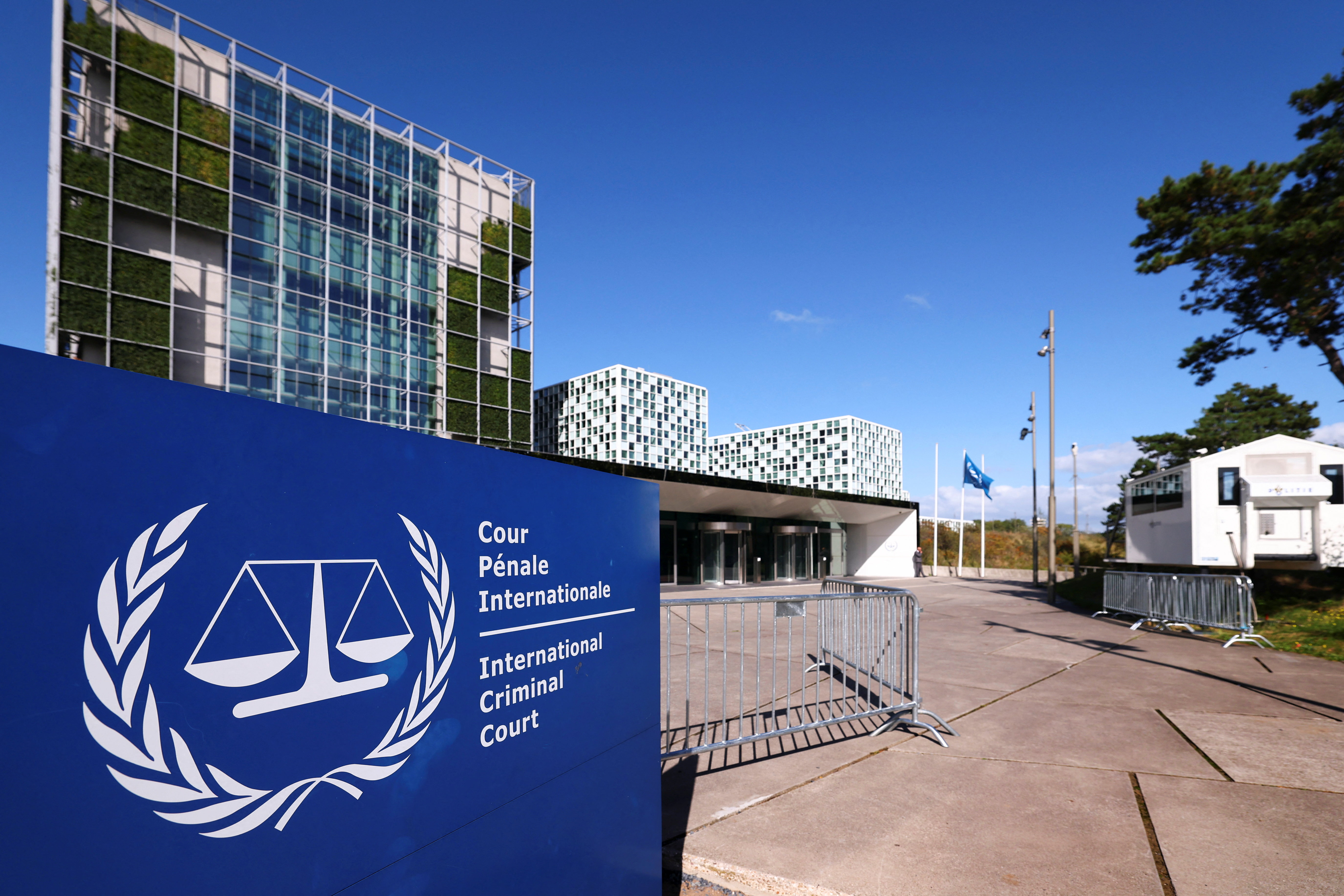 The exterior of the International Criminal Court in The Hague, Netherlands, on Sept. 22, 2025, as the United States considers imposing sanctions on the court. (REUTERS/Piroschka van de Wouw)