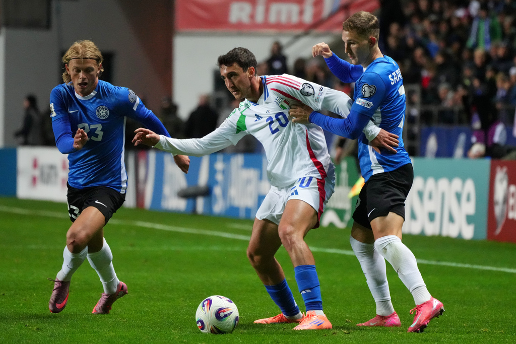 Italy beat Estonia in World Cup qualifier before Israel clash