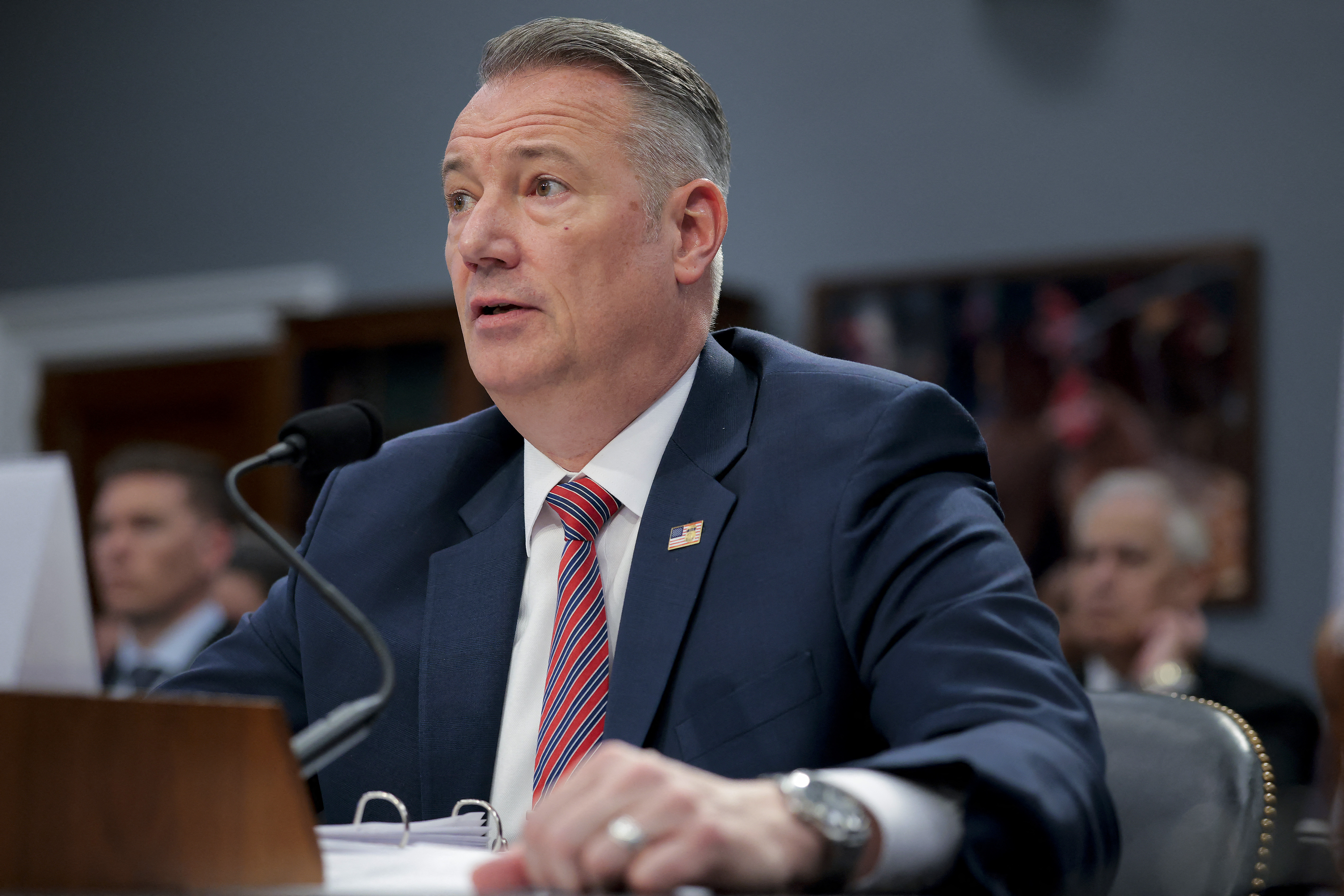 US immigration agency interim head Todd Lyons to step down