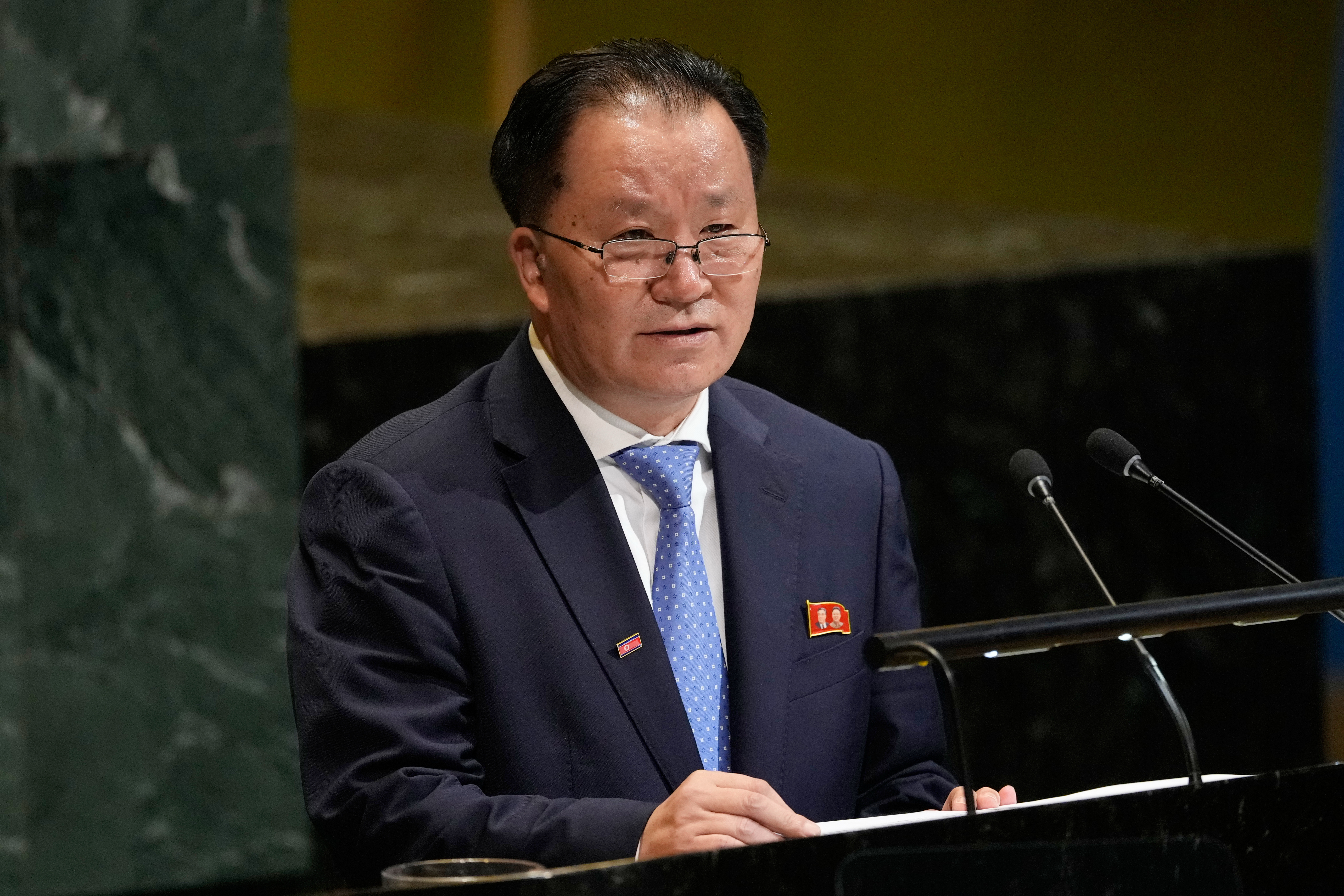 North Korean diplomat insists his country won't give up nukes at the UN