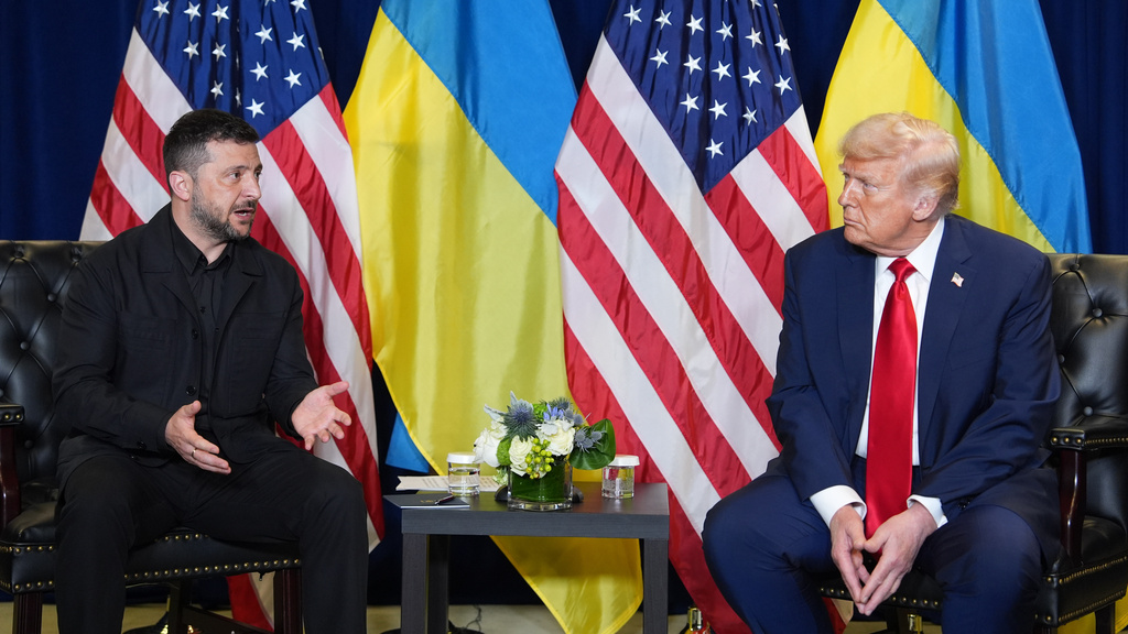 President Donald Trump, Volodymyr Zelenskyy, UNGA 80