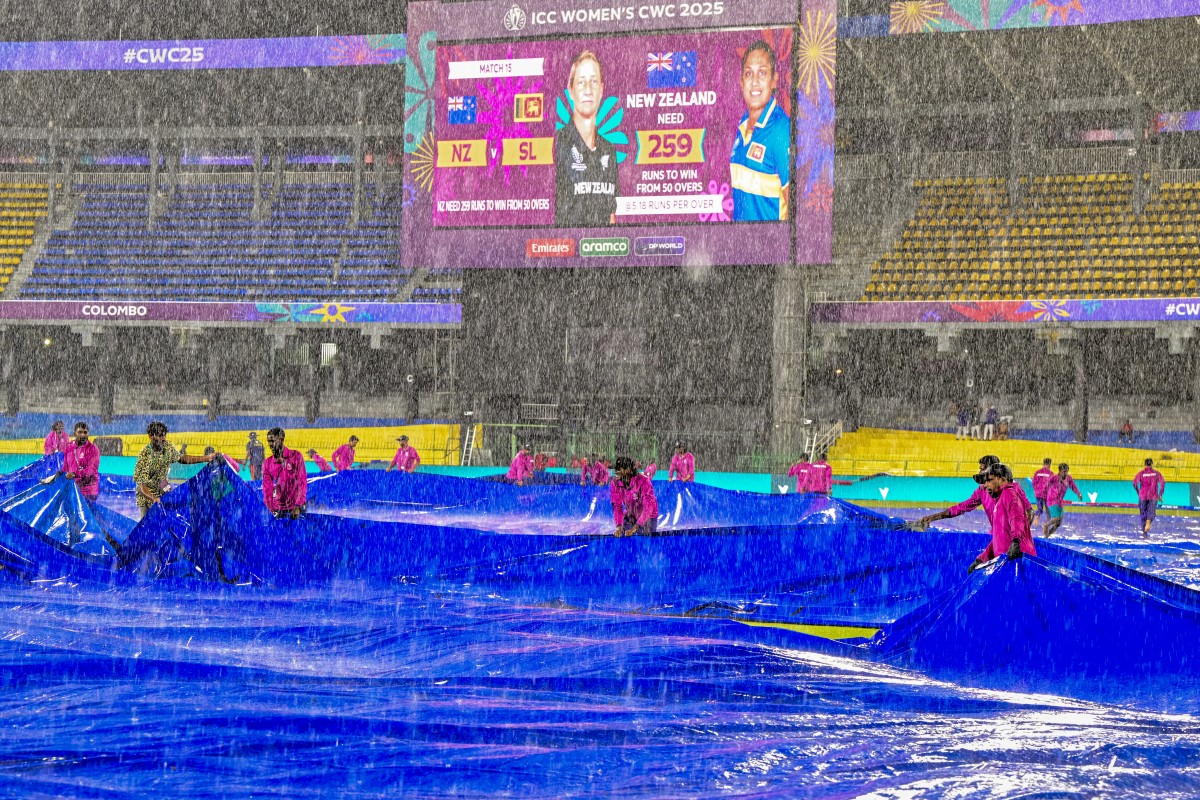 Rain ruins Sri Lanka’s strong start in World Cup clash
