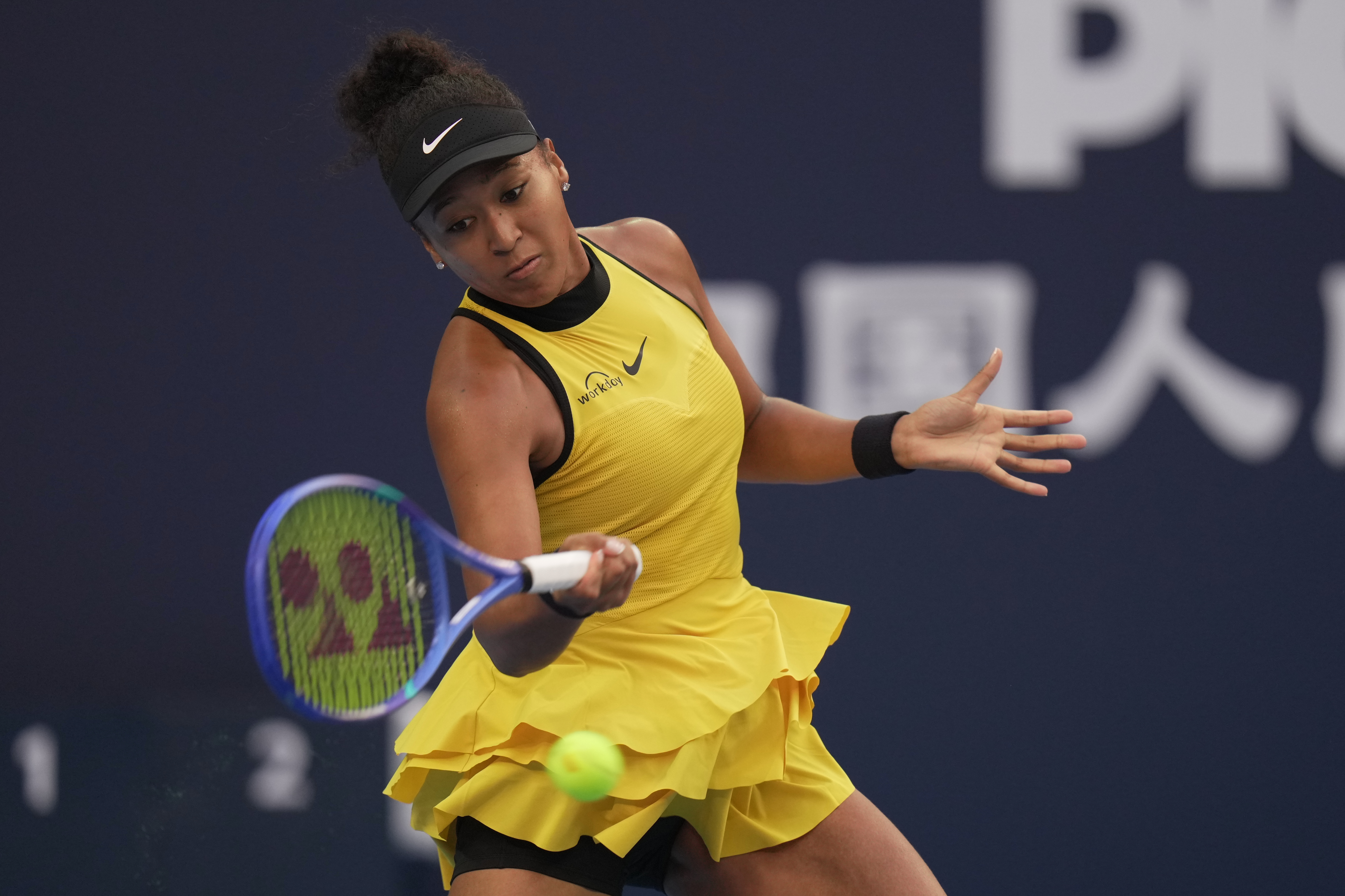 Naomi Osaka rallies to beat Leylah Fernandez at Wuhan Open