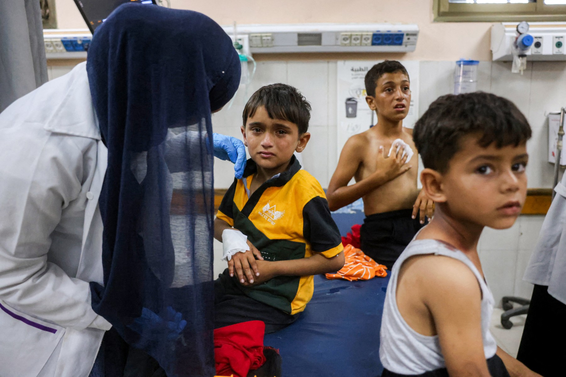 Gaza health officials say five killed in Israeli airstrike