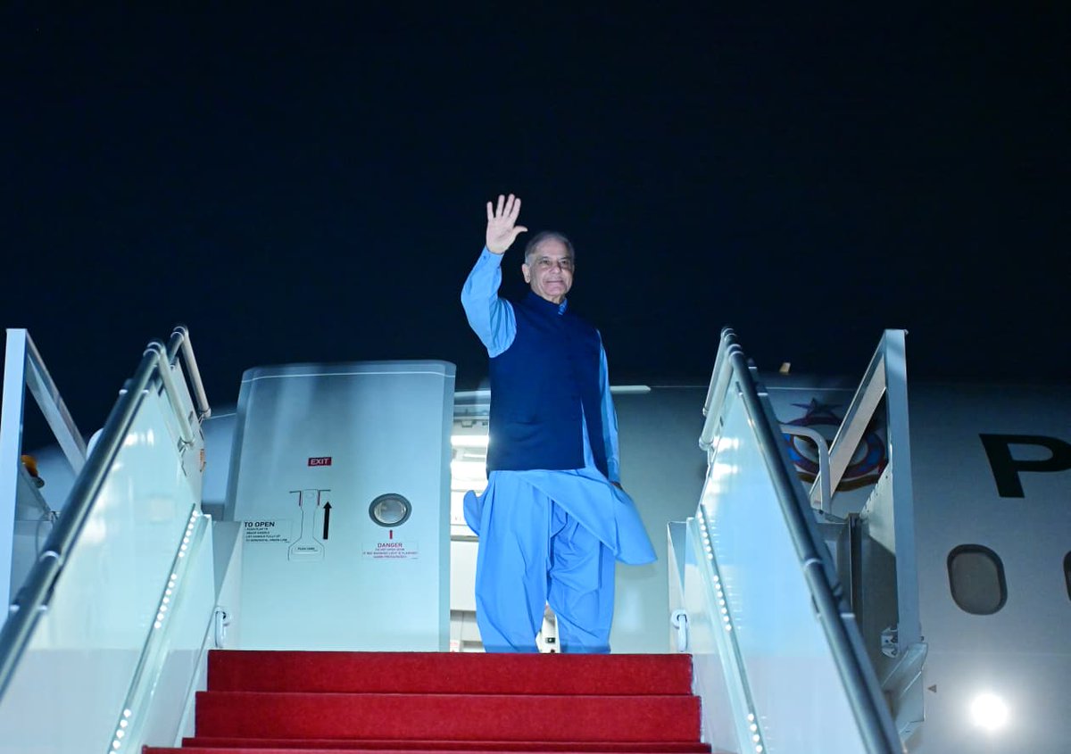 PM Sharif, CDF Munir depart for Switzerland ahead of Iran-US talks