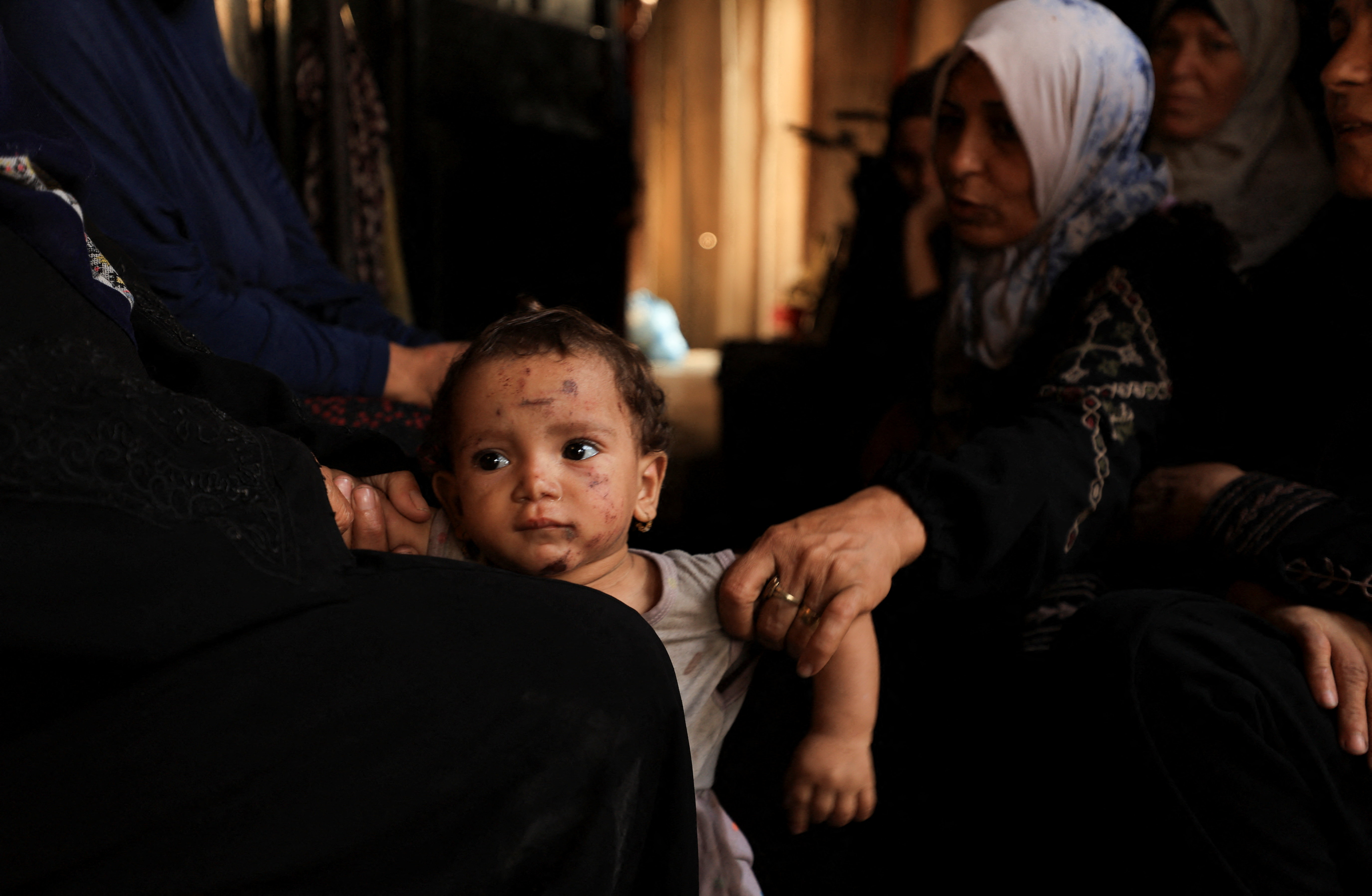 Gaza air strike on a school by Israel