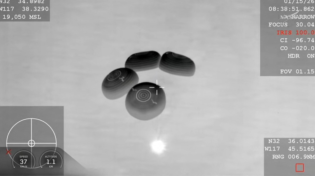 NASA video: International Space Station crew returns to Earth after medical evacuation