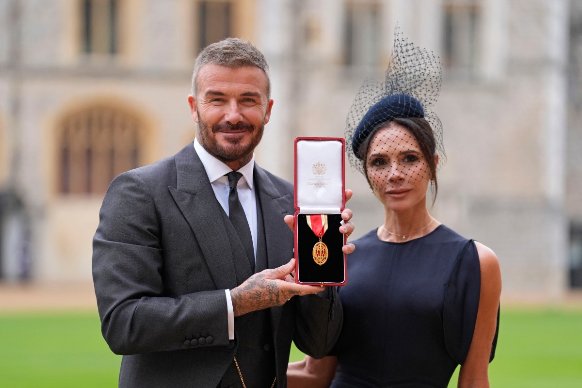 Football star David Beckham knighted by King Charles III