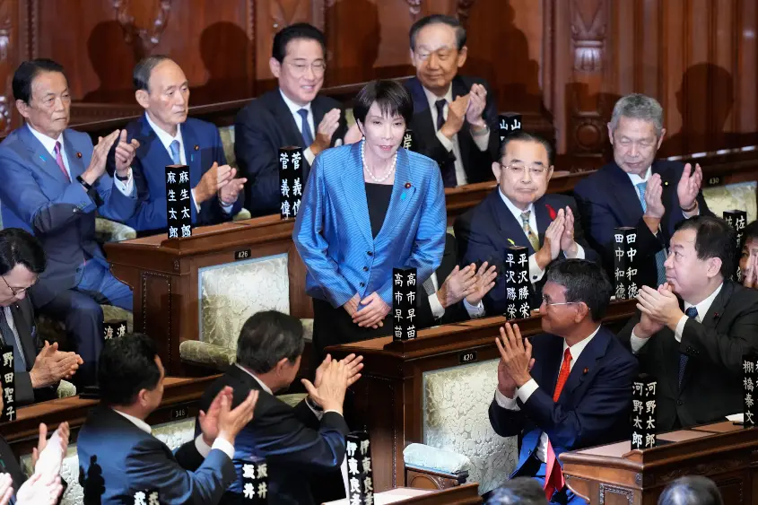 Sanae Takaichi becomes Japan's first female prime minister