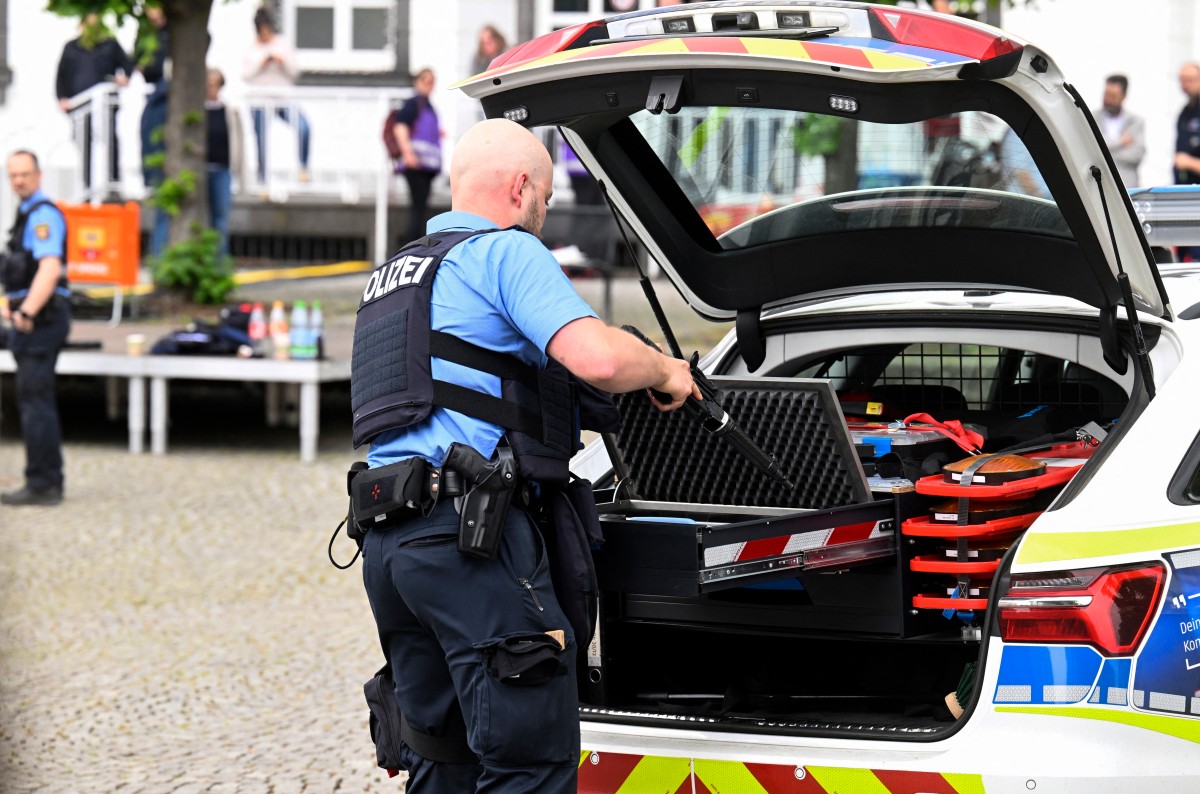 Hostage-taking at German bank over, no one hurt: police