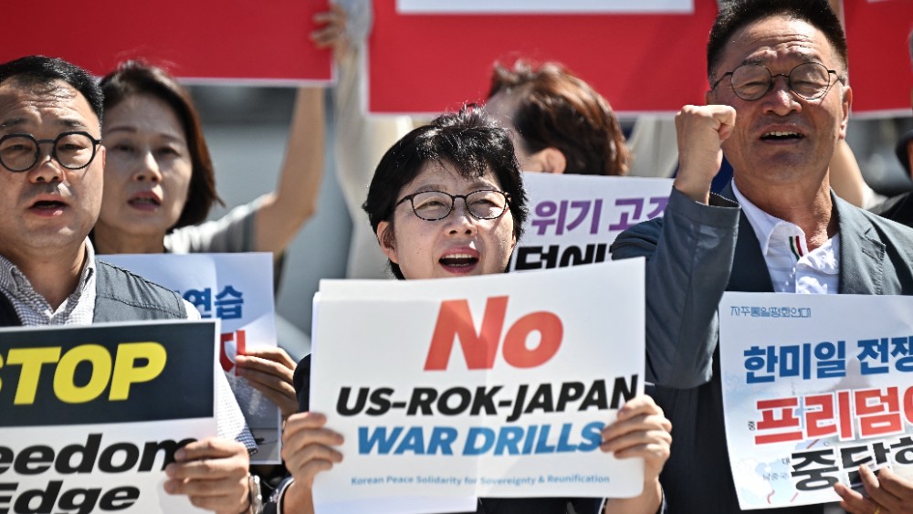 North Korea vows nuclear-armed navy as US ally drills open