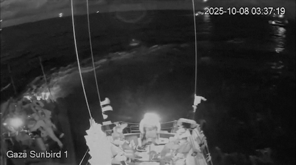 Israeli military intercepts another flotilla, detains scores of activists