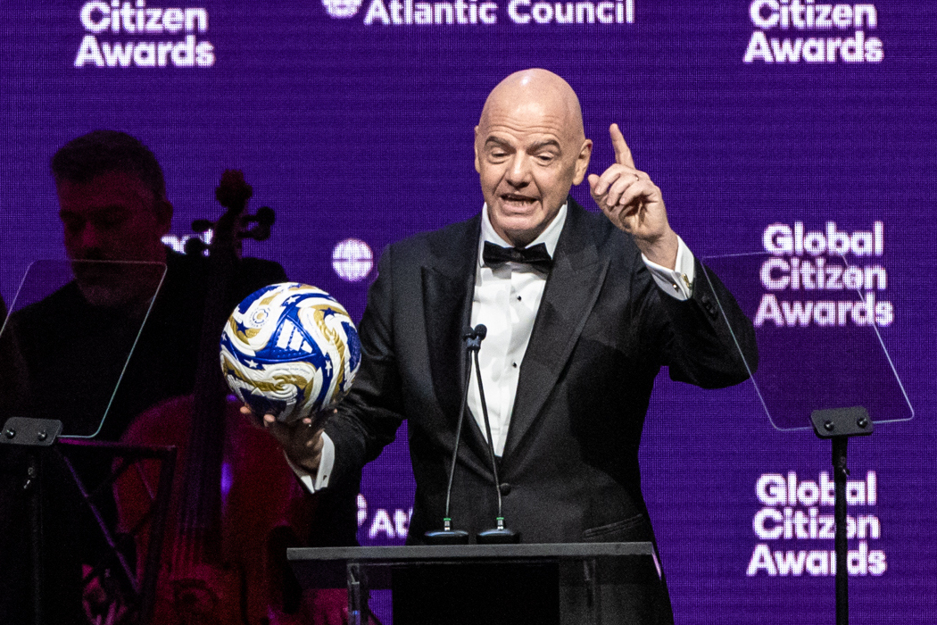 FIFA 'cannot solve geopolitical problems' like Gaza, says Infantino