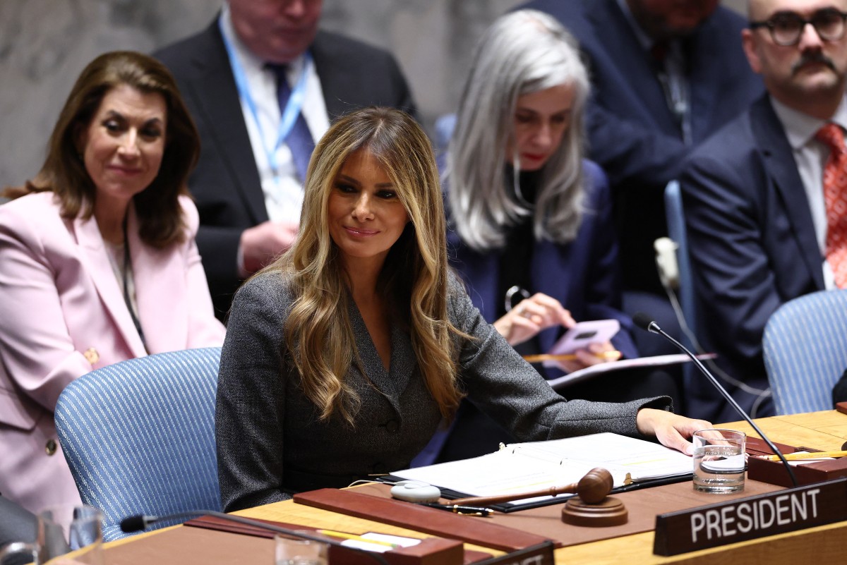 Melania Trump leads UN Security Council as Iran war rages