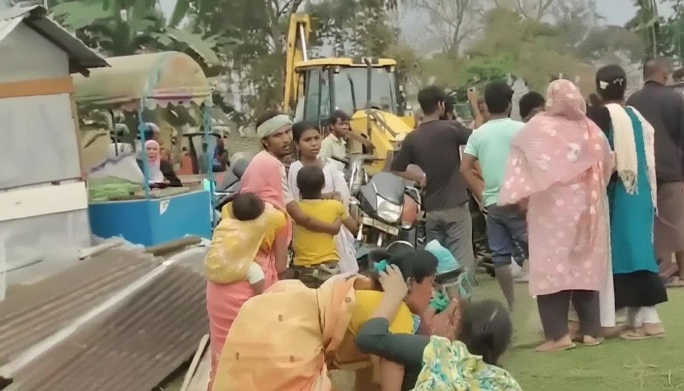 Hundreds of Muslim homes razed in India’s Assam state