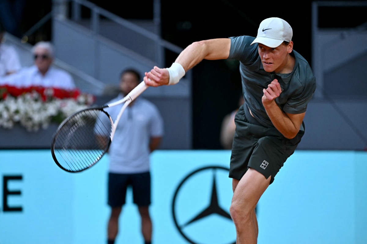 Sinner overcomes Bonzi in record hunt at Madrid Open