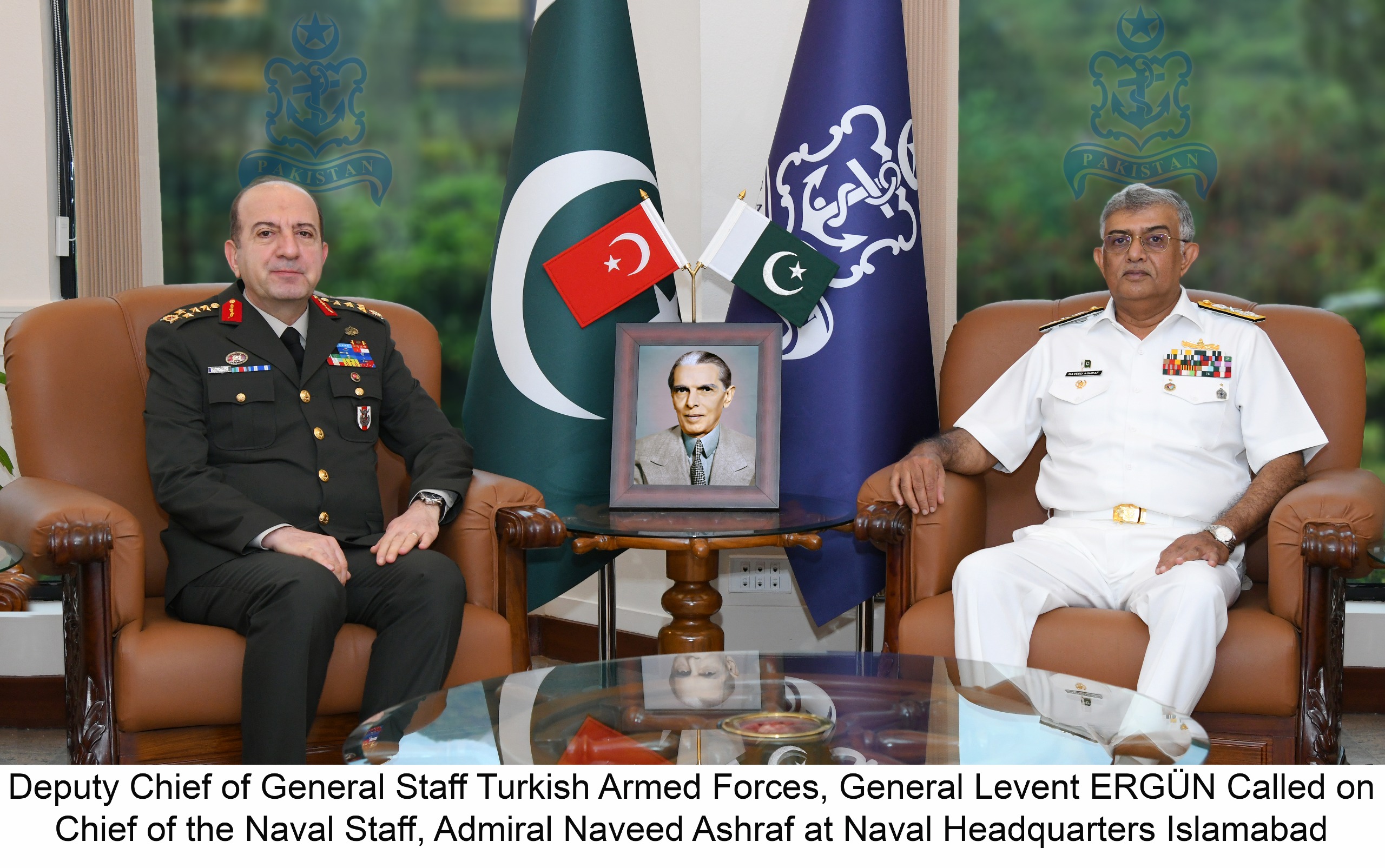 Turkish general calls on Pakistan Navy chief to boost maritime cooperation amid regional tensions