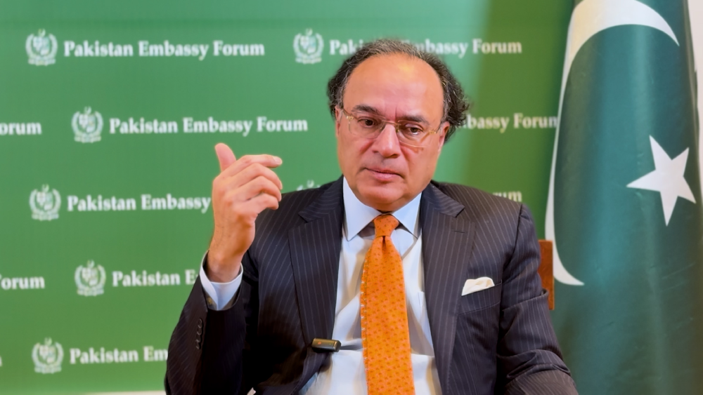 Pakistan finance minister Muhammad Aurangzeb