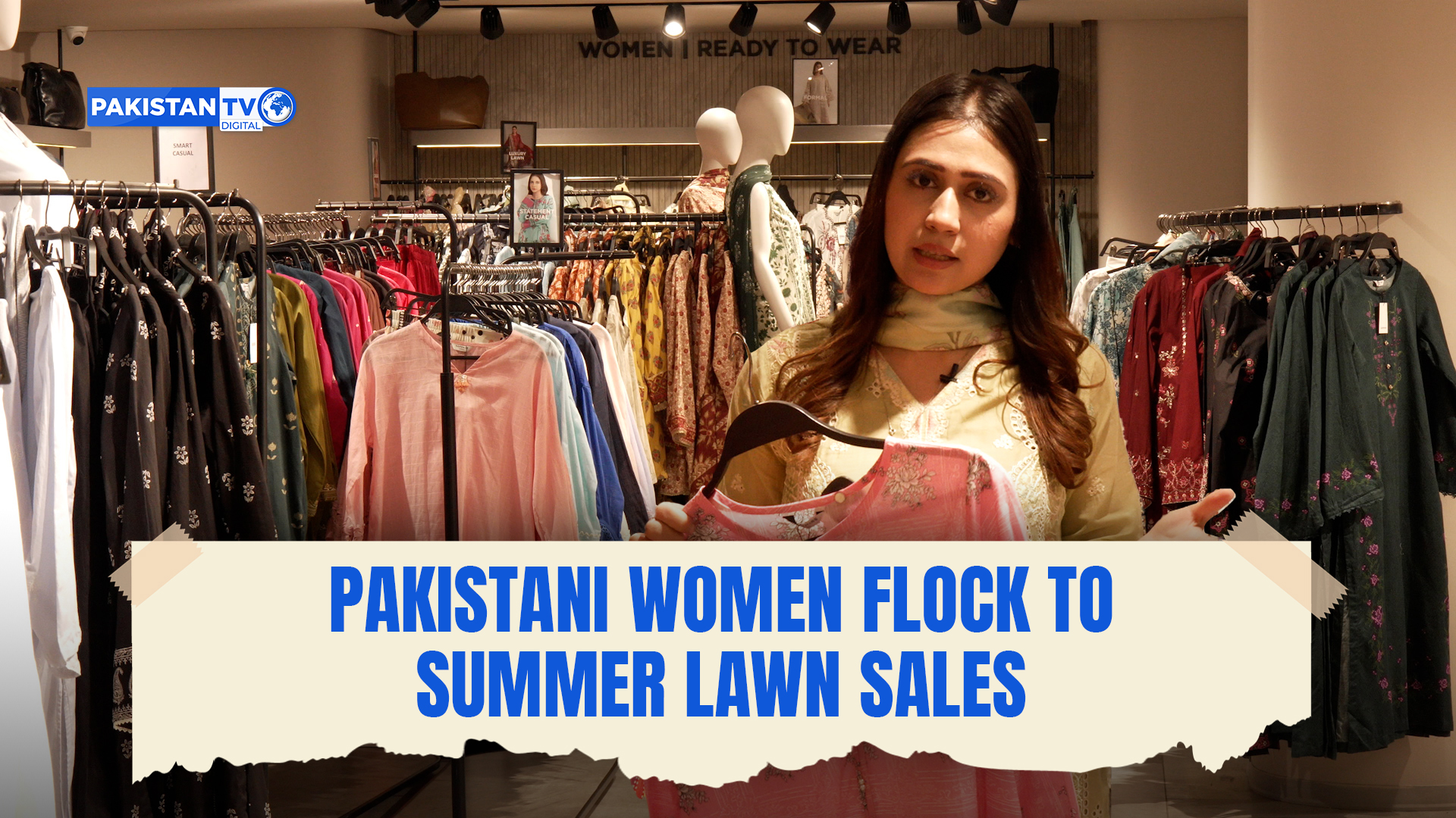 In Pakistan, lawn sales come first, and summer follows