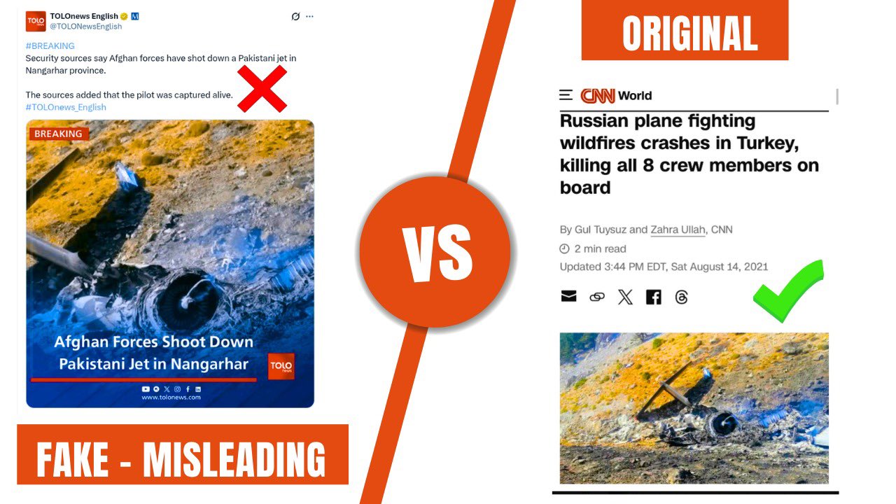 Fact Check: Claims of Pakistani jet downed after retaliatory strikes false