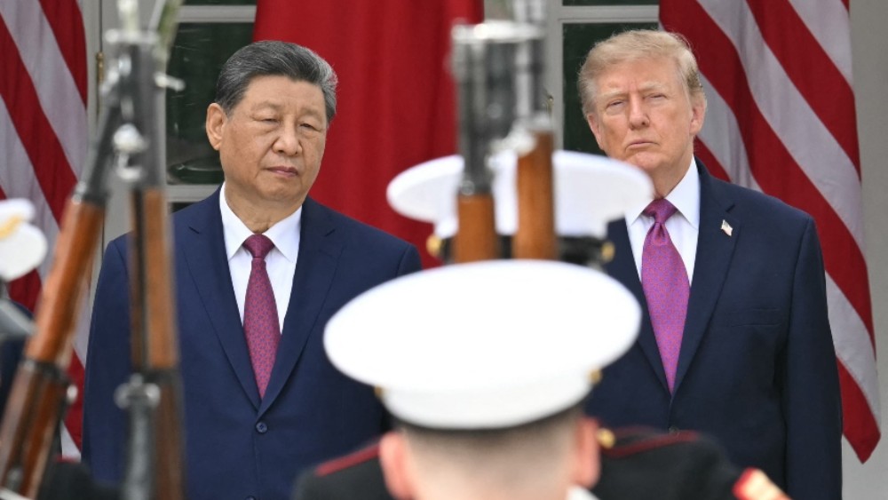Xi and Trump call for peace in lavish White House state visit