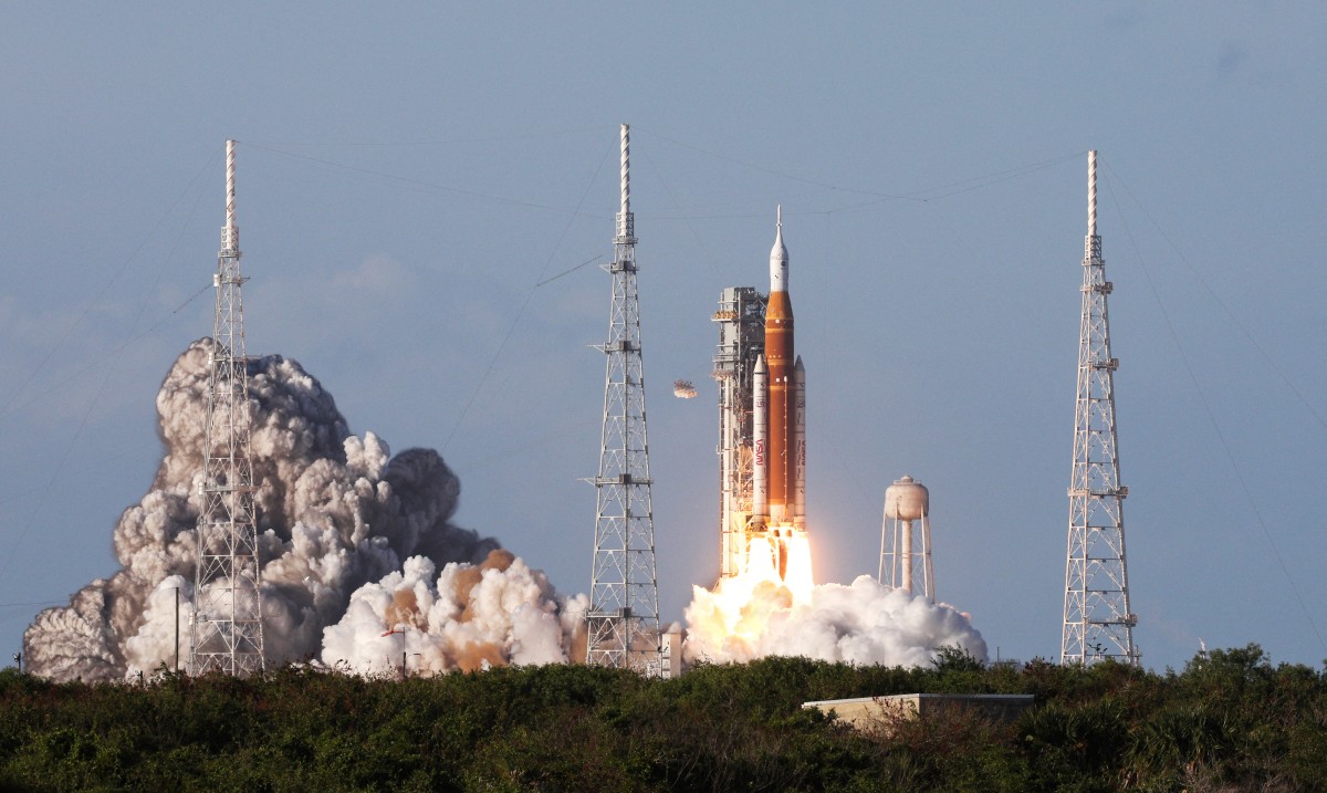 NASA's Artemis 2 crewed lunar mission takes off