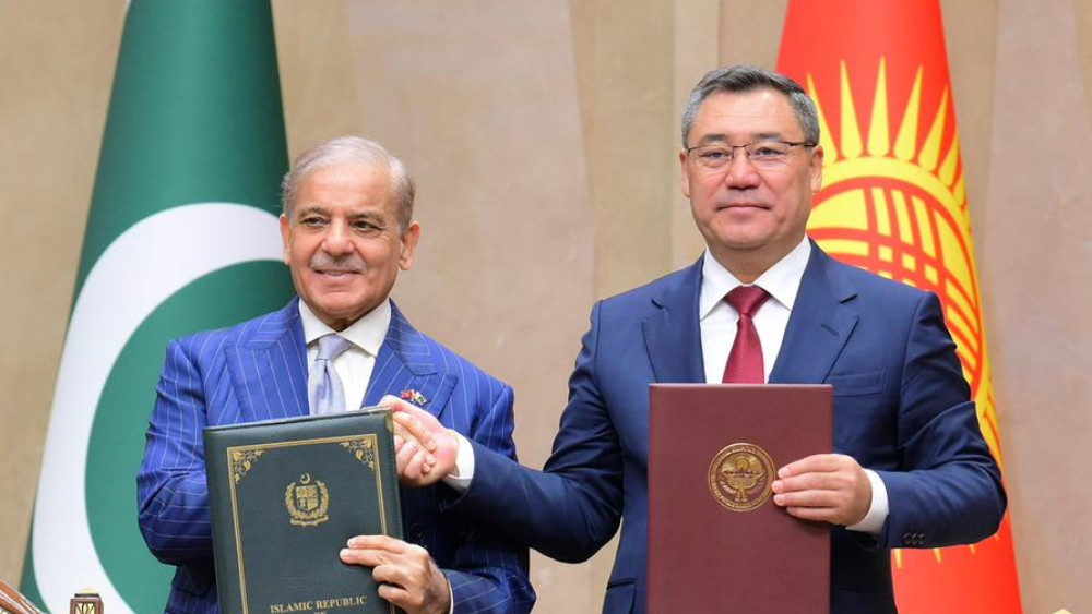 Pakistan PM wraps Kyrgyzstan visit with 16 accords, $200 million trade pledge
