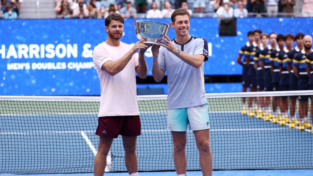 Harrison, Skupski win US Open men's doubles title