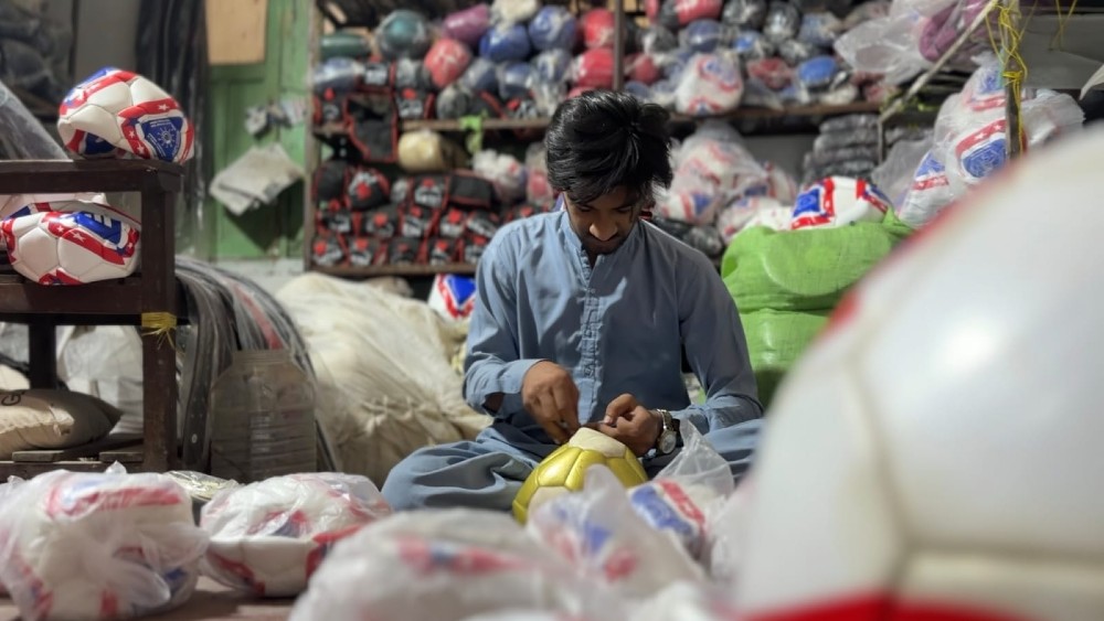 Keeping the game alive: The hand-stitched football craftsmen of Peshawar