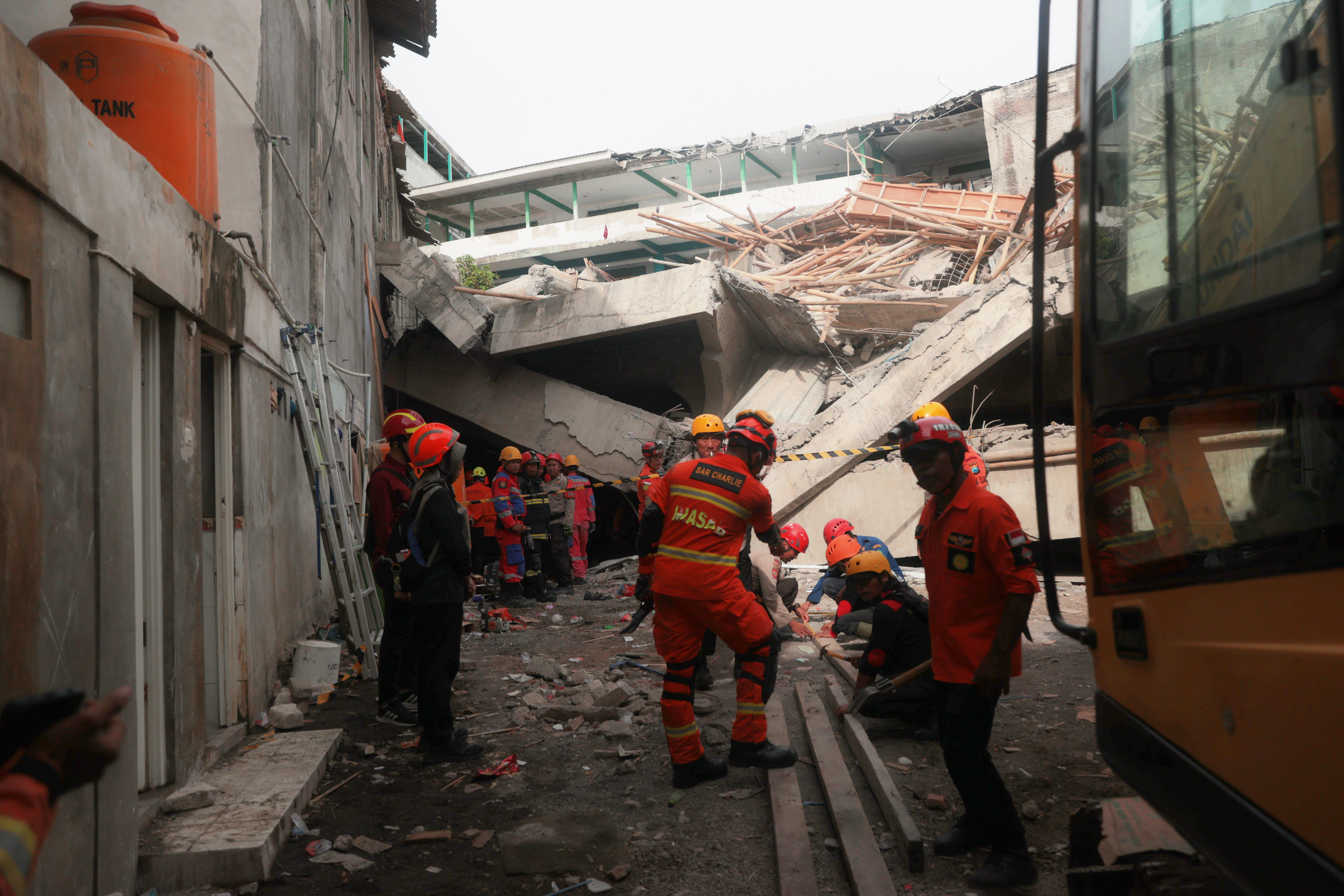 Indonesia building collapse