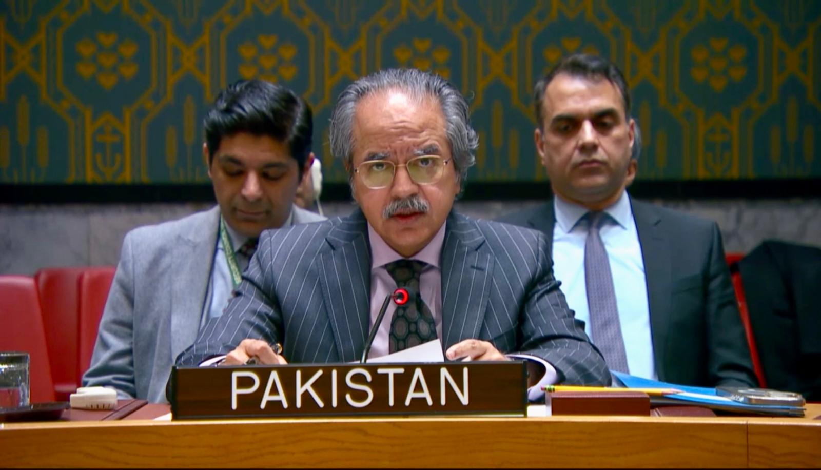 Pakistan raises concern over militant groups in Afghanistan at UN
