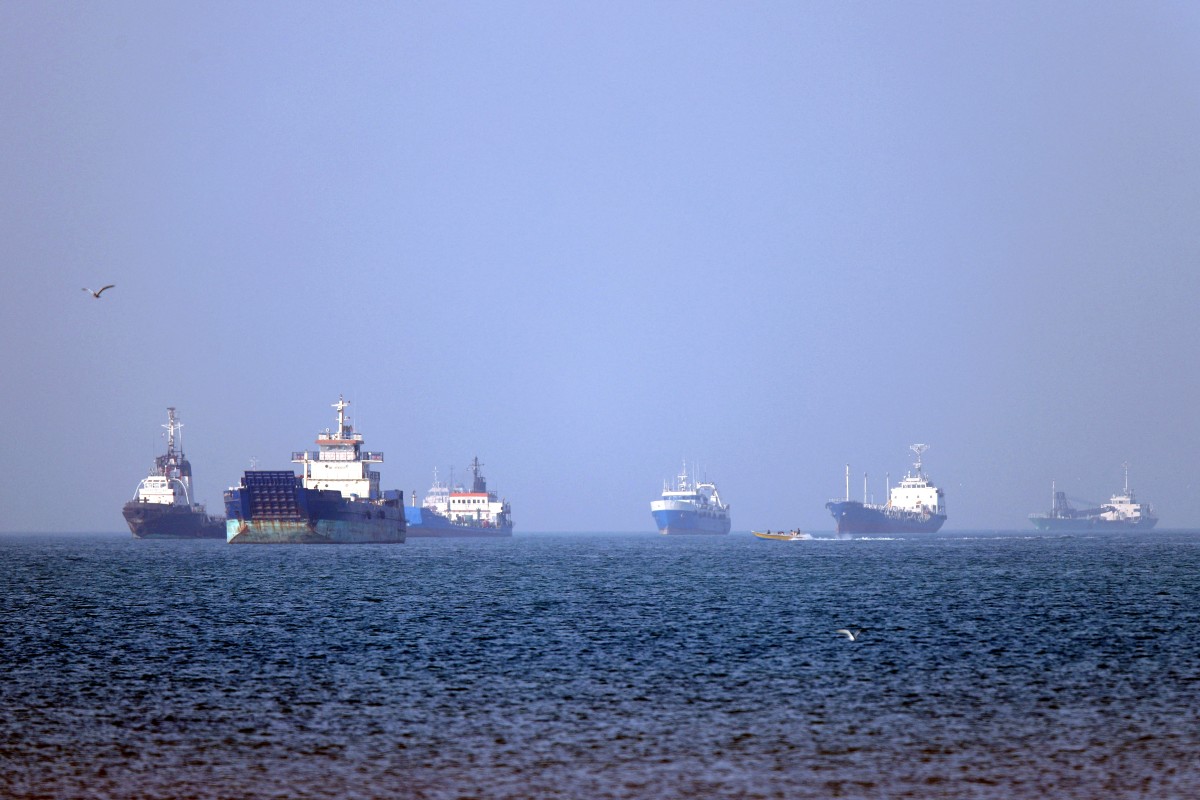Iran state TV reports explosions on island in Hormuz strait