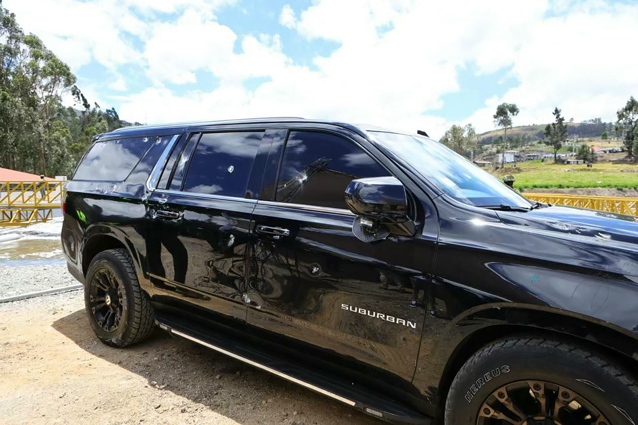 Ecuador president unharmed in attack on motorcade