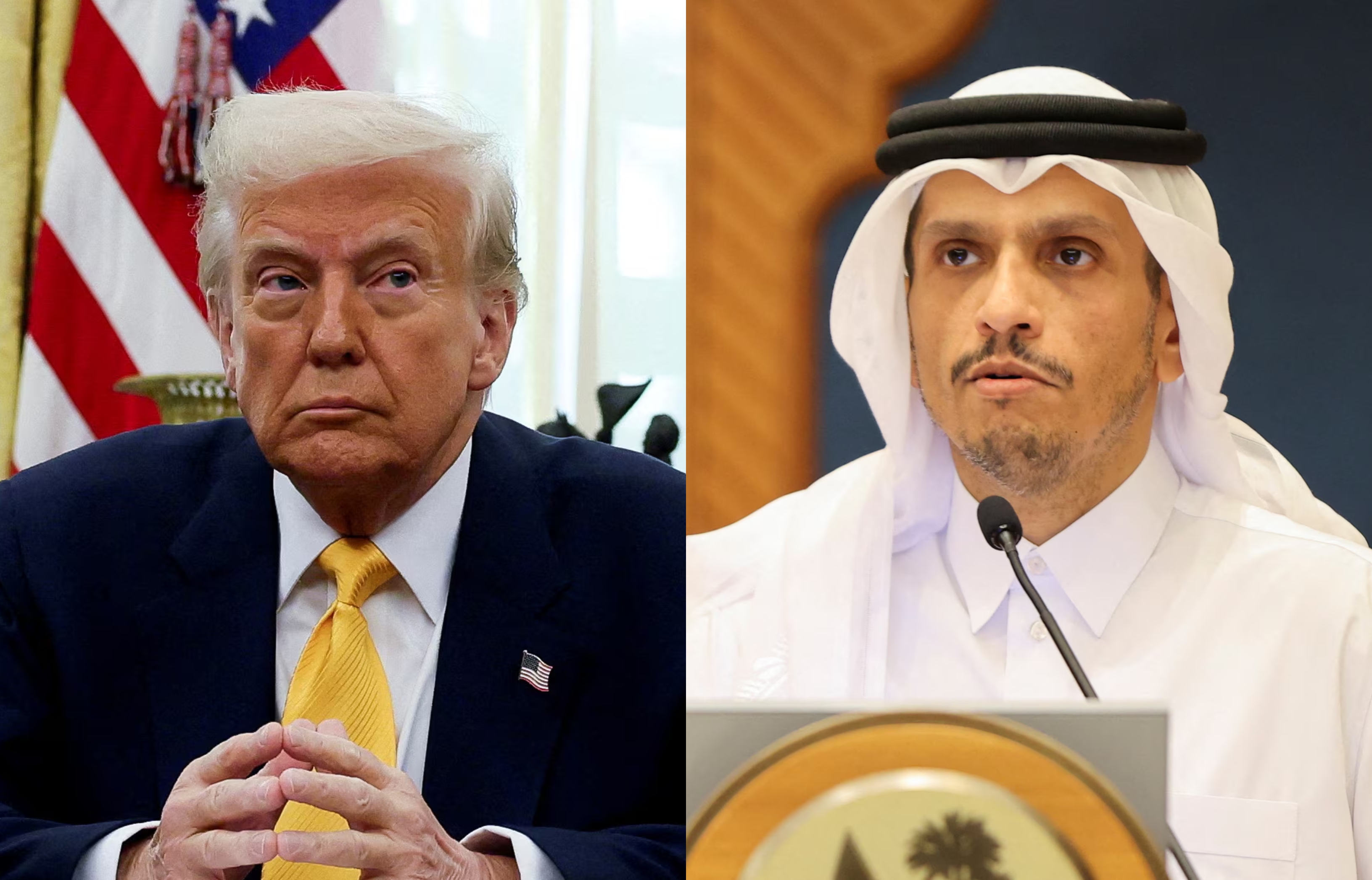 Trump hosts Qatari prime minister after Israeli attack in Doha