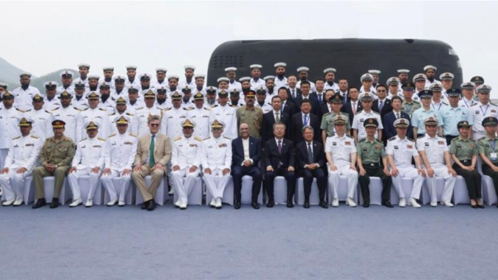 Pakistan commissions first Hangor-class submarine at historic ceremony in China