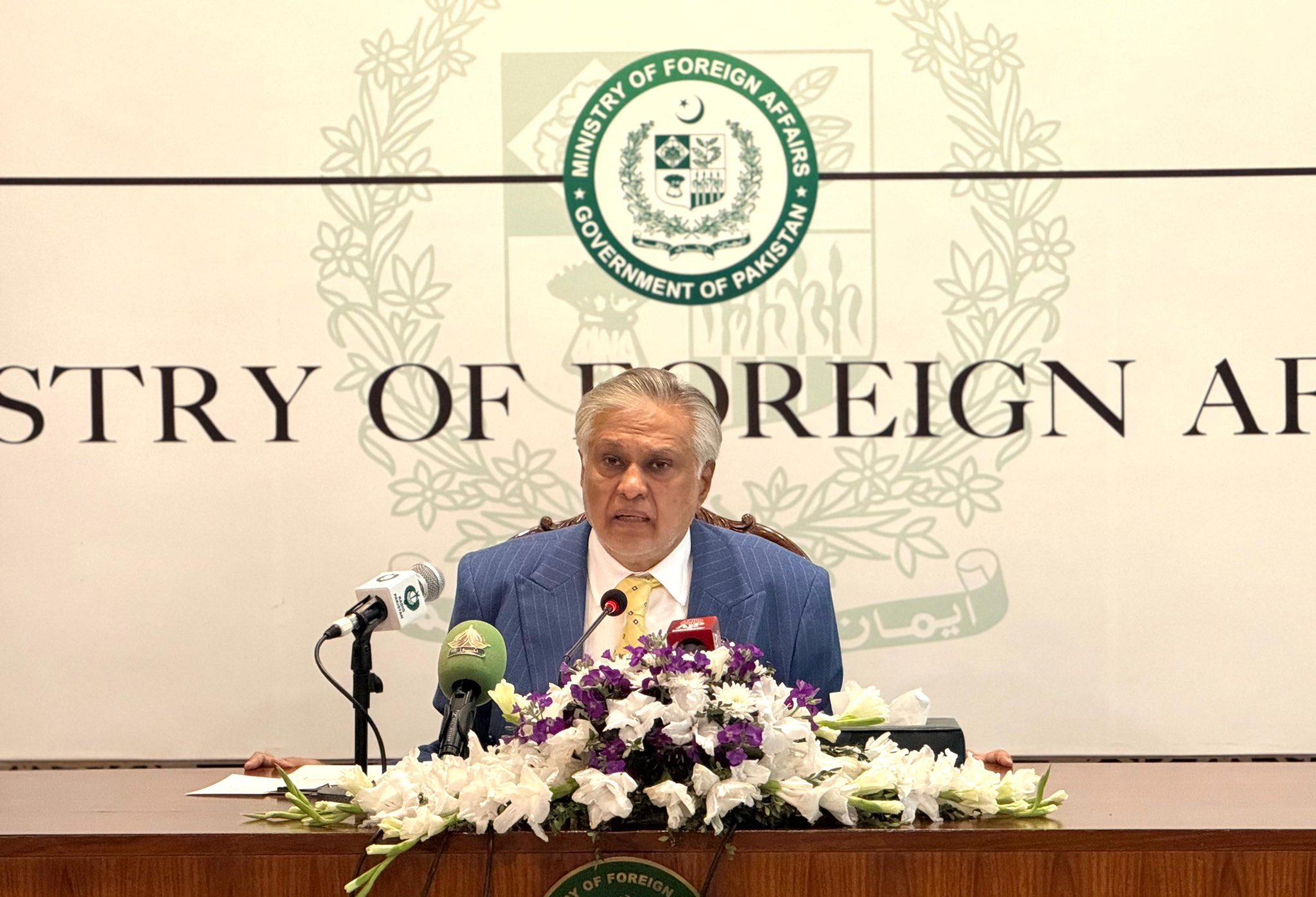Pakistan passed on Saudi assurances to Iran of no use of territory: Dar   