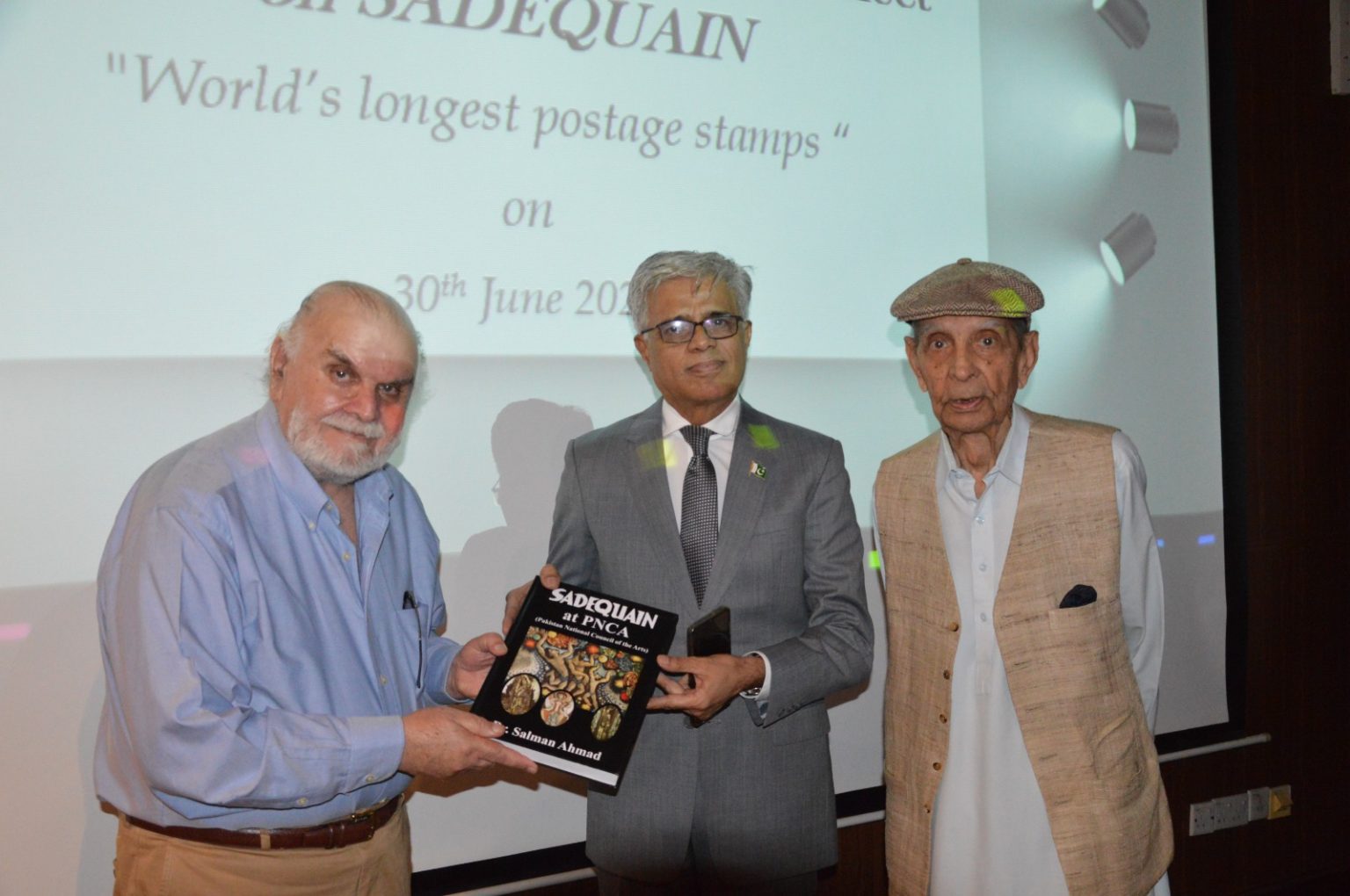Pakistan Post unveils world's longest commemorative stamp honoring legendary artist Sadequain
