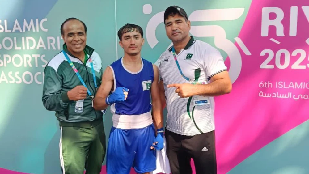 Pakistan’s Qudrat Ullah secures boxing medal at Islamic Solidarity Games