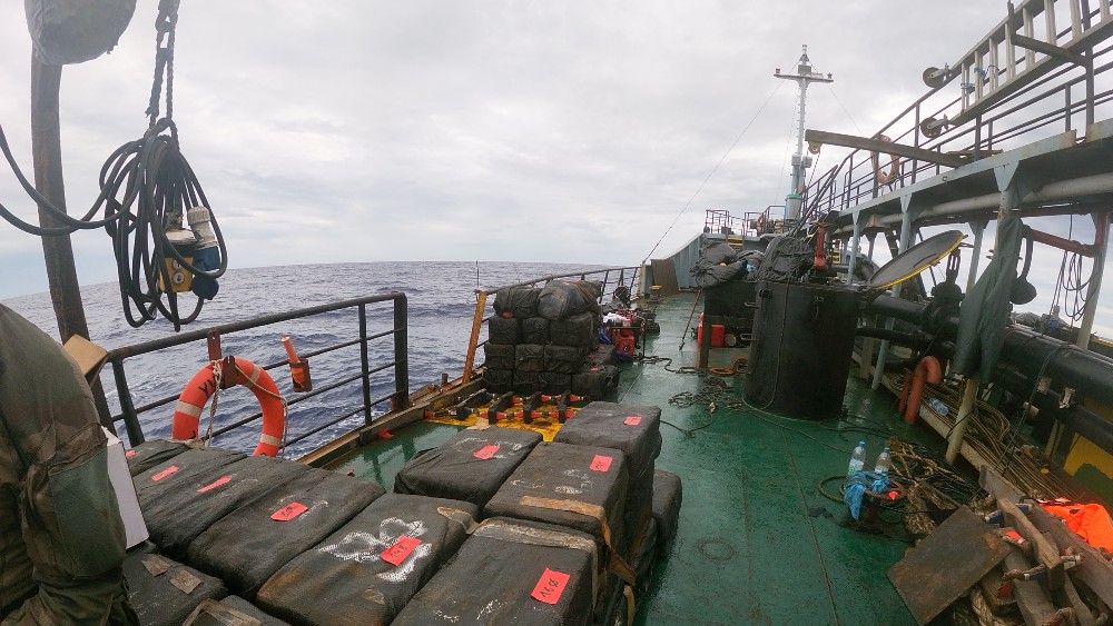 French navy seizes 2.4 tonnes of cocaine in Pacific
