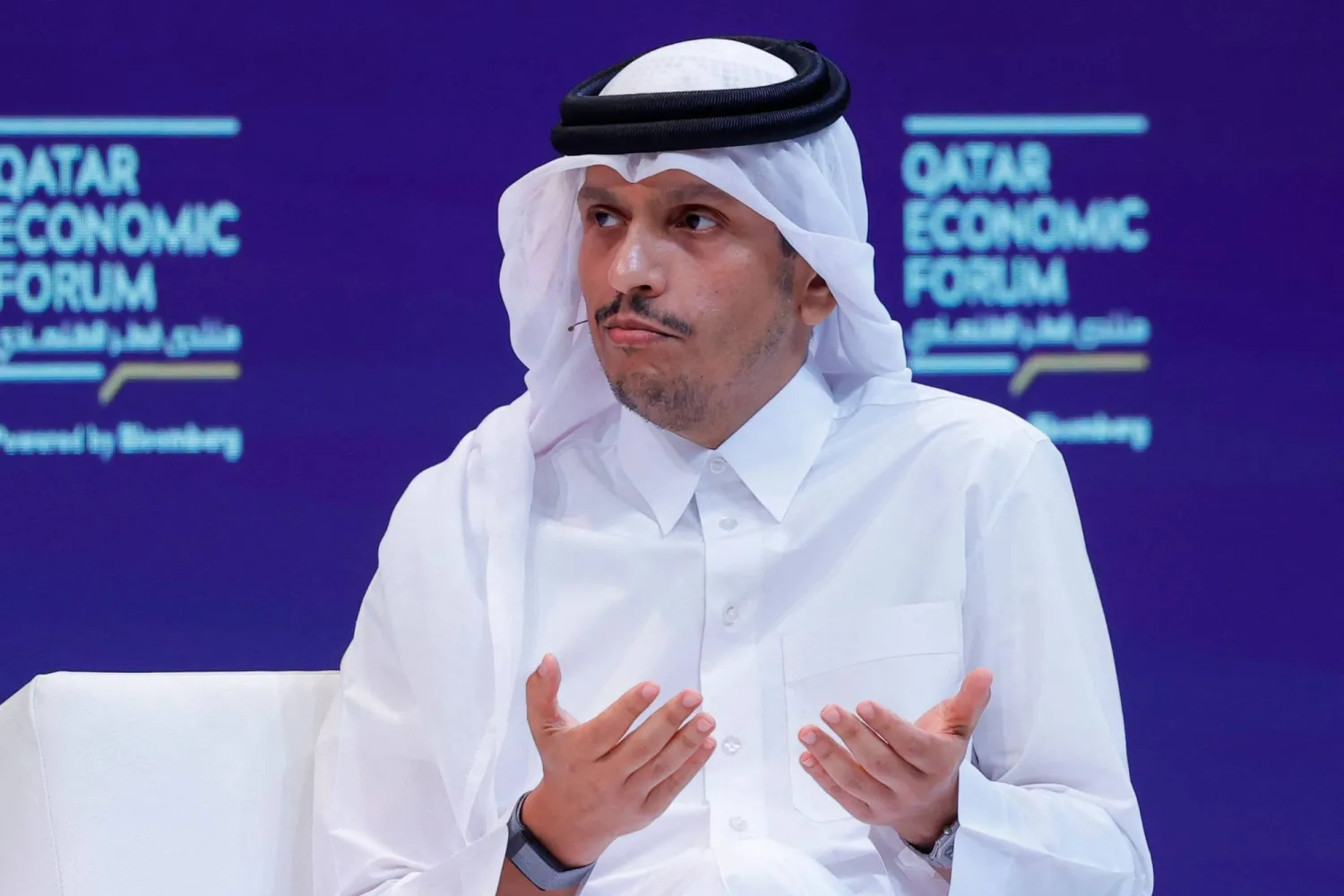 Qatar says its FM in Iran to 'reduce tensions' in region