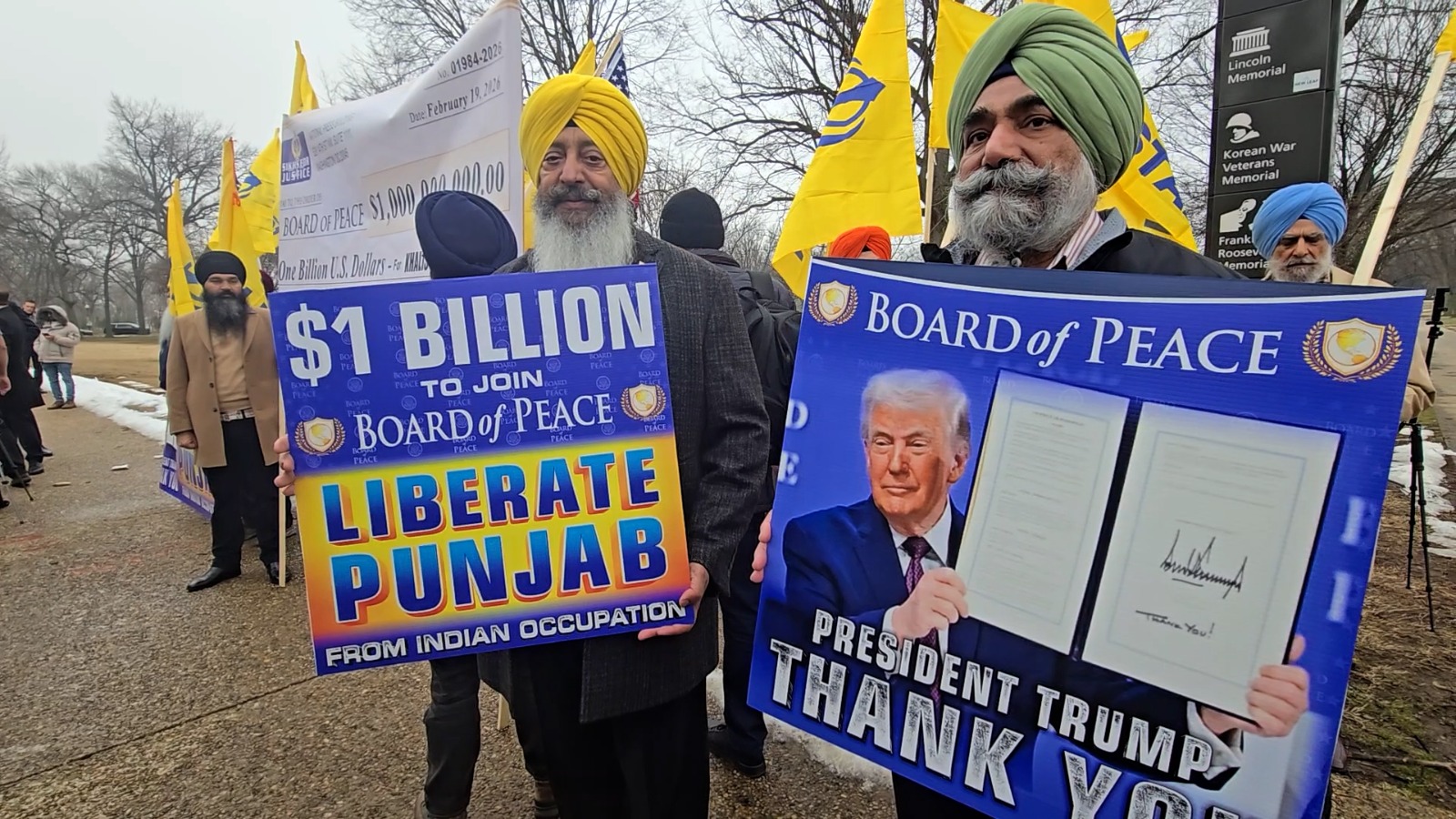 Khalistan activists offer $1 billion to join Trump’s Board of Peace for Indian Punjab referendum