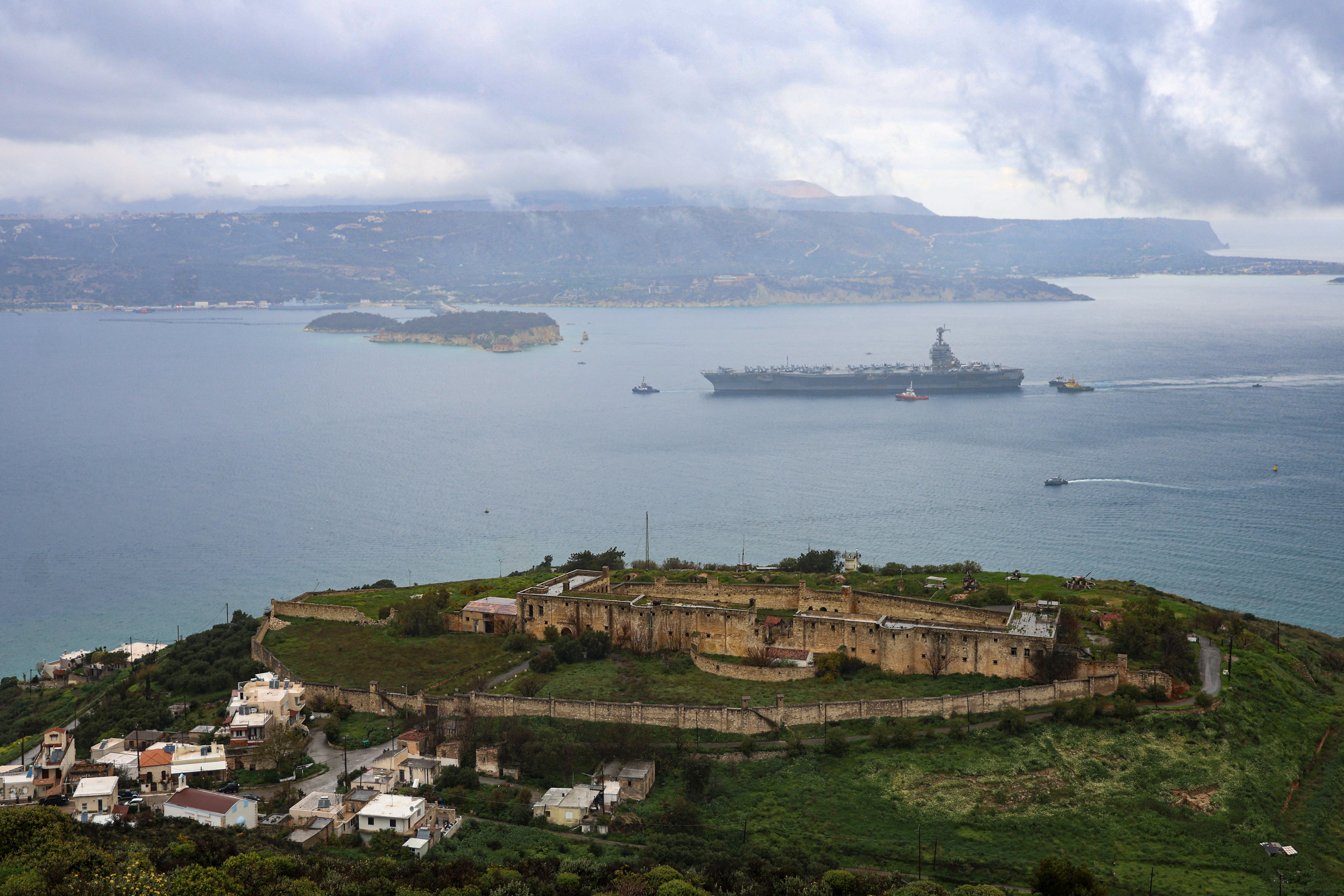 US aircraft carrier Gerald R. Ford pulled from Middle East amid mounting problems