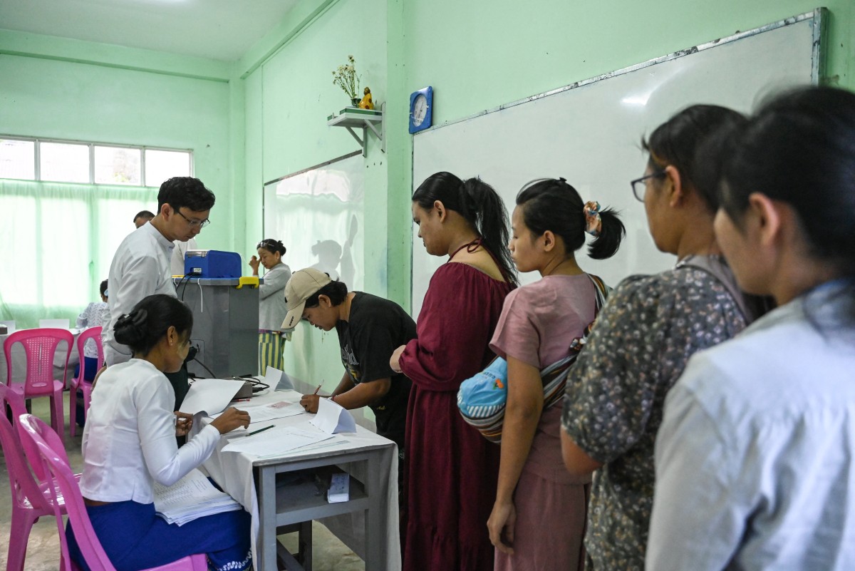 Myanmar junta stages election after five years of civil war