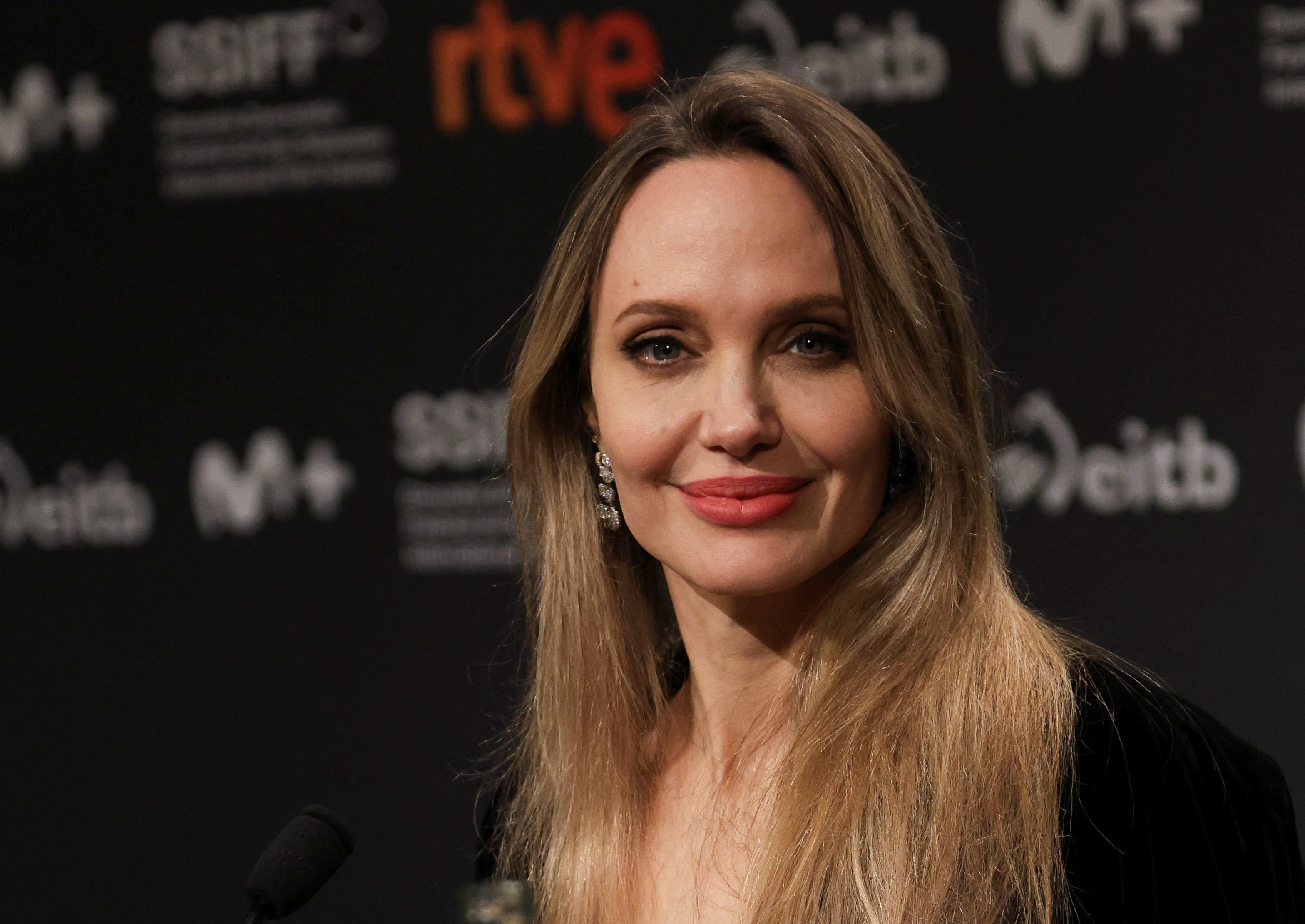 Angelia Jolie at  73rd San Sebastian Film Festival